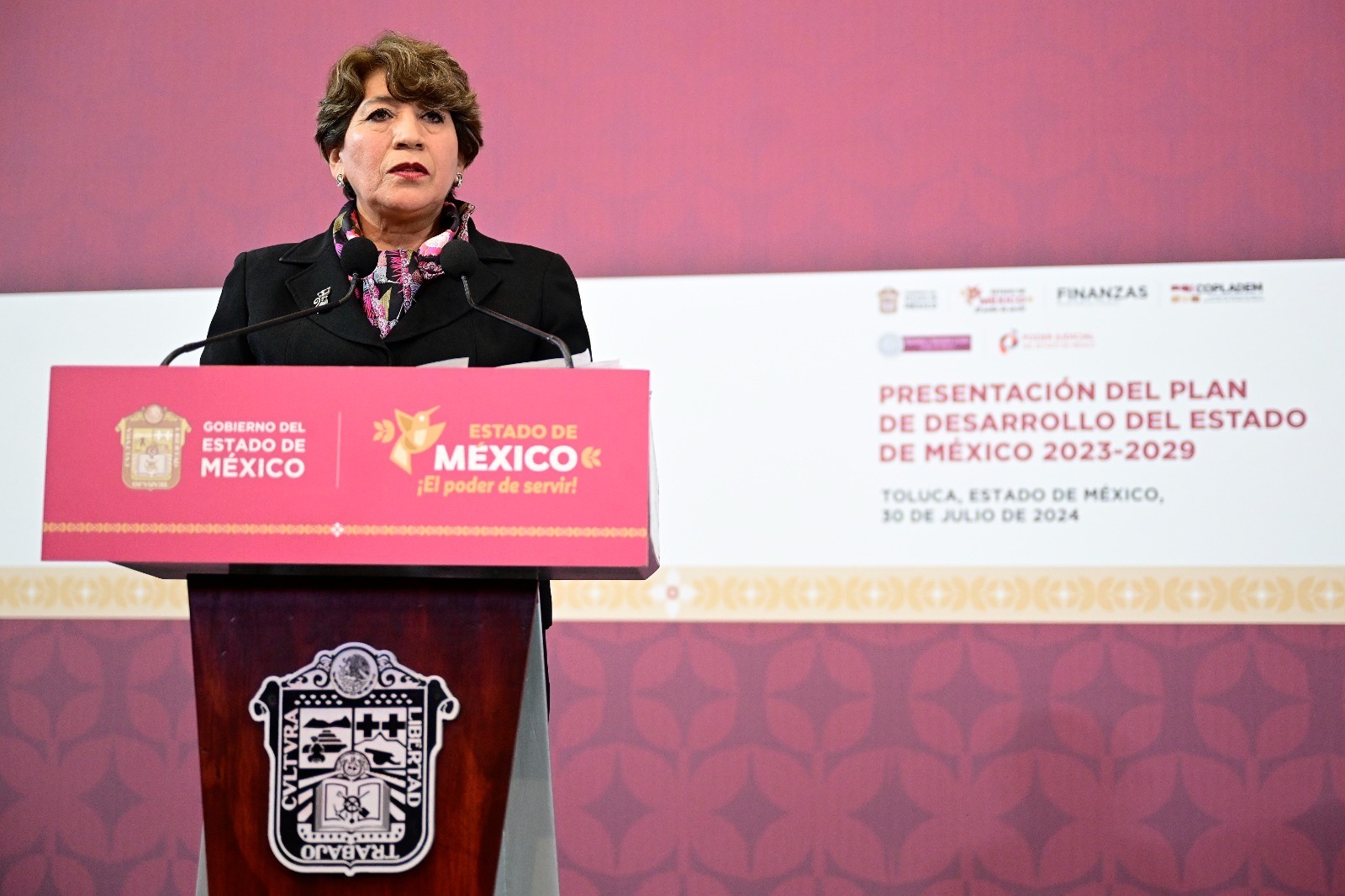 GOBERNADORA DELFINA GÓMEZ PRESENTA EL PLAN DE DESARROLLO DEL EDOMÉX ...
